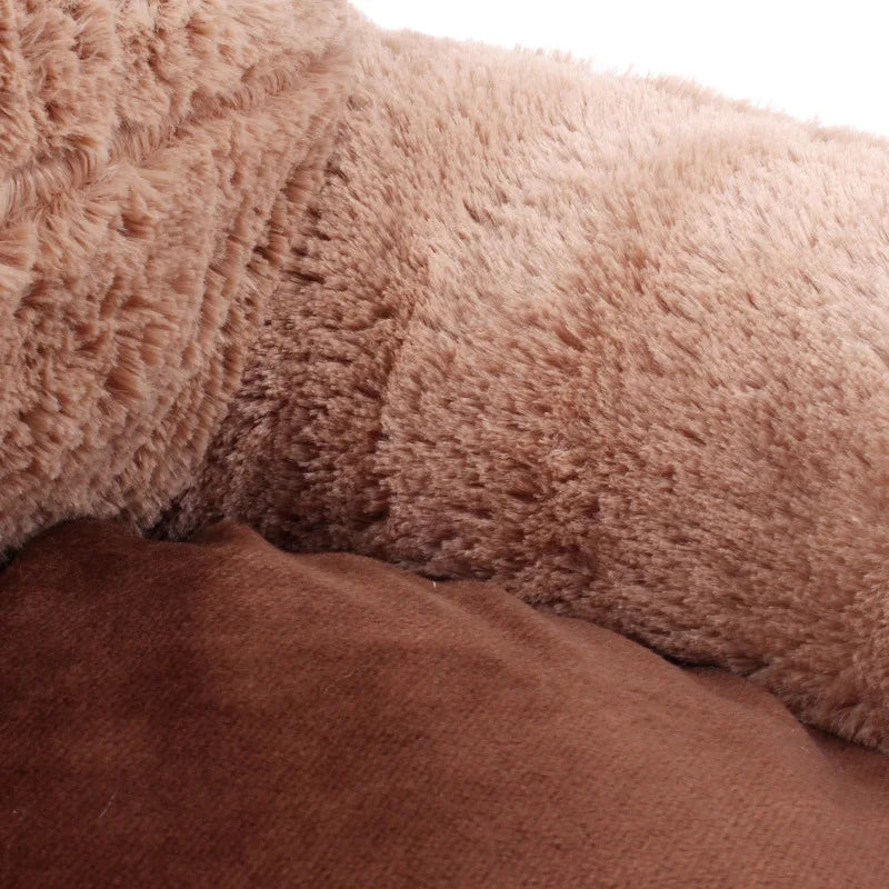 Warm Pet Cat Bed for Cats Basket Mat Winter Plush Beds Lounger for Cat Kitty Panier Pet Bed Products for Cats Cama Para Gato